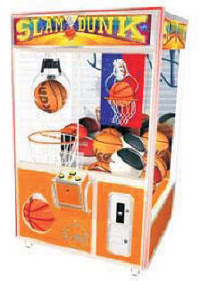 Slam Dunk Basketball Theme Crane Claw Game Machine From Elaut USA
