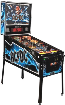 AC/DC Pinball Machine - Back In Black Limited Edition / LE Model From Stern Pinball