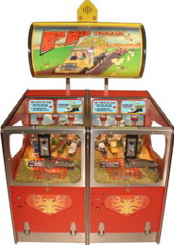 Big Rig Truckin 2 Player Quick Coin Pusher Ticket Redemption Game From Benchmark Games