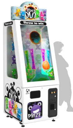 Black Out Prize Merchandiser Touchscreen Video Game From Adrenaline Amusements
