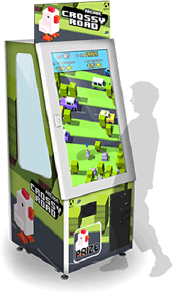 Crossy Road Prize Redemption Touchscreen Video Arcade Game - Adrenaline Amusements 