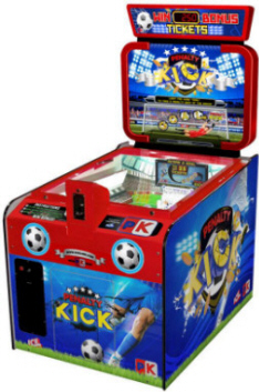 Penalty Kick Quick Coin Ticket Redemption Soccer Game From ICE