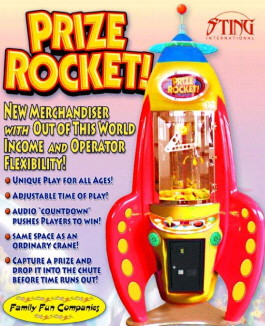Prize Rocket Prize Merchandiser Crane Game