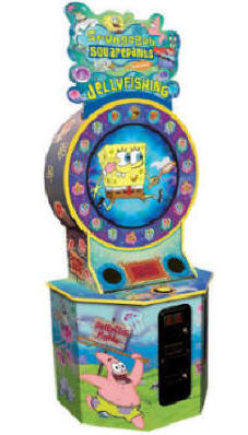 Spongebob Squarepants Jelly Fishing Arcade Ticket Redemption Game