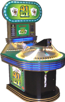 Super 21 Quick Coin Redemption Game Skee Ball Amusement Games