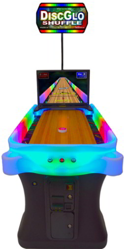 DiscGlo Shuffle Virtual Shuffleboard / Bowling Game