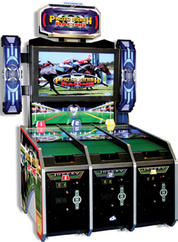Photo Finish Racing Horse Racing Sports Ticket Redemption Game From ICE Games / Namco