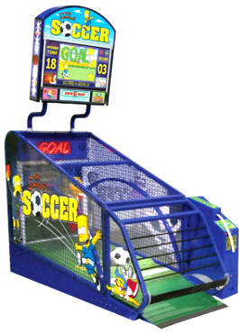 The Simpsons Soccer Ball-Kicking Ticket Redemption Game