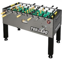 Tornado Platinum Tour Edition Coin Operated  Foosball Table 