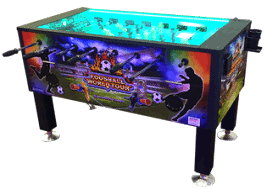 World Tour Foosball - Coin Operated Foosball Table From Barron Games