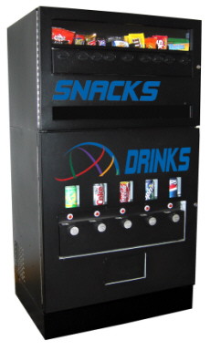 9-5 Combination Refrigerated Soda, Cold Drink, Snack and Candy Mechanical Value Vending Machine From Seaga