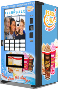 Archbald Frozen Dessert / Milkshake Robotic Vending Machine From FastCorp
