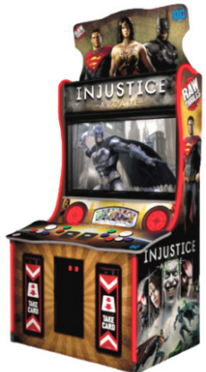 Injustice Arcade Video Game 42" Model From Raw Thrills