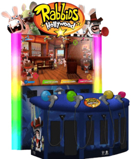 Rabbids Hollywood 65" Video Arcade Shooting Gallery Game