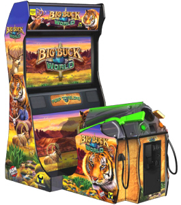 Big Buck World | Deluxe Model Video Arcade Hunting Game | With Big Buck Hunter Safari Outback From Raw Thrills / PlayMechanix