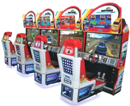 Daytona Championship USA 3 DLX - Racing Arcade Game - 4 Player Model From SEGA Amusements