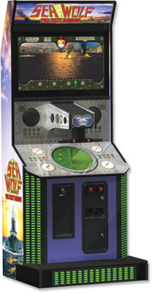 Sea Wolf The Next Mission Upright Video Arcade Game