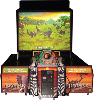 Big Buck Hunter Safari Suoer Deluxe Video Arcade Game From Raw Thrills / Betson / Play Mechanix