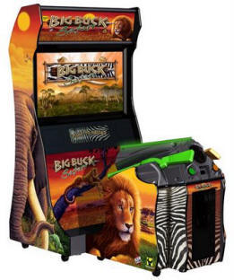 Big Buck Hunter Safari Video Game Deluxe Model | Video Arcade Game From Raw Thrills / Betson / Play Mechanix