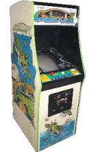 Galaxian Video Arcade Game Cabinet, Namco, circa 1979