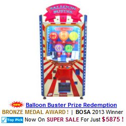 Balloon Buster Prize Redemption Game 