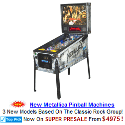 Metallica Pinball Machines - Pro, Premium, Masters Of Puppets