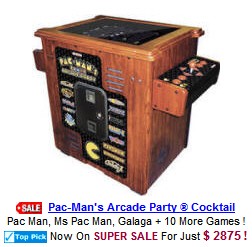 Pac Man - Galaga Cocktail Table