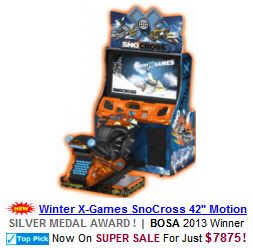 Winter X-Games SnoCross Video Arcade Game