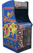 Arcade Games - Ms. PacMan / Galaga Classic Video Arcade Game - 25" Upright Cabinet