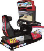 NASCAR Racing Video Arcade Games From EA Sports / Global VR - Standard Model From BMI Gaming : 1-800-PINBALL