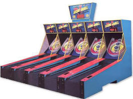 Skeeball X-Treme / Xtreme Alley Roller Bowling Game Arcade Machine By Skeeball From BMI Gaming