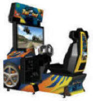 Video Arcade Game - Twisted Nitro Stunt Racing Video Racing Machine