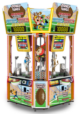 Looney Tunes Red Rush Zone Coin Pusher Redemption Game Namco