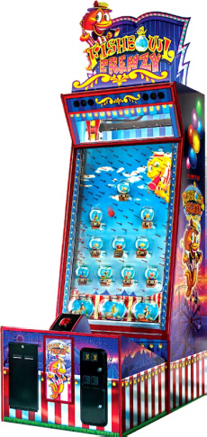 Fishbowl Frenzy Arcade Ticket Redemption Video Game