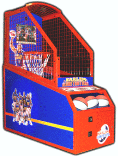 Harlem Globetrotters CLASSIC Scheme Basketball Arcade with Floor Mat –  Prime Arcades Inc