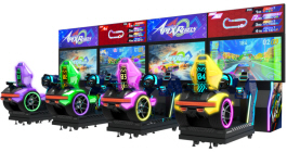 Apex Rebels Motion Racing Game - 4 Player - Sega Amusements