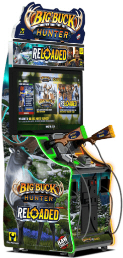 Big Buck Hunter Reloaded Dedicated Mini OFFLINE / Home Video Shooting Game By Raw Thrills