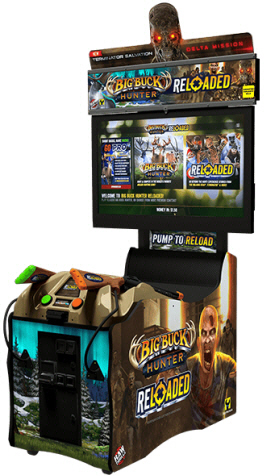 Big Buck Hunter Reloaded Panorama ONLINE Video Shooting Game From Raw Thrills