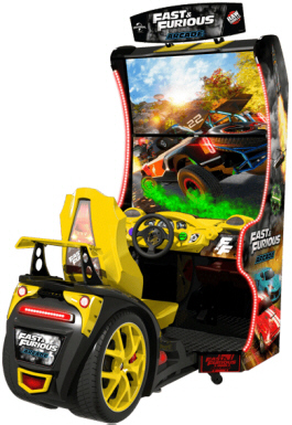 Fast & Furious Arcade 43" Video Racing Game