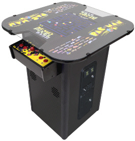 Pac-Man Pixel Bash Bistro Coin Operated High Top Video Arcade Game  |  From Bandai Namco Amusements