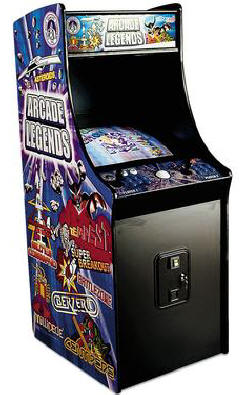 Arcade Legends 2 Upright Cabinet - Side View By Chicago Gaming