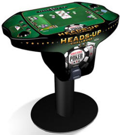 Head's Up Challenge Texas Video Poker Machine - Dollar Bill / DBA Operated Model